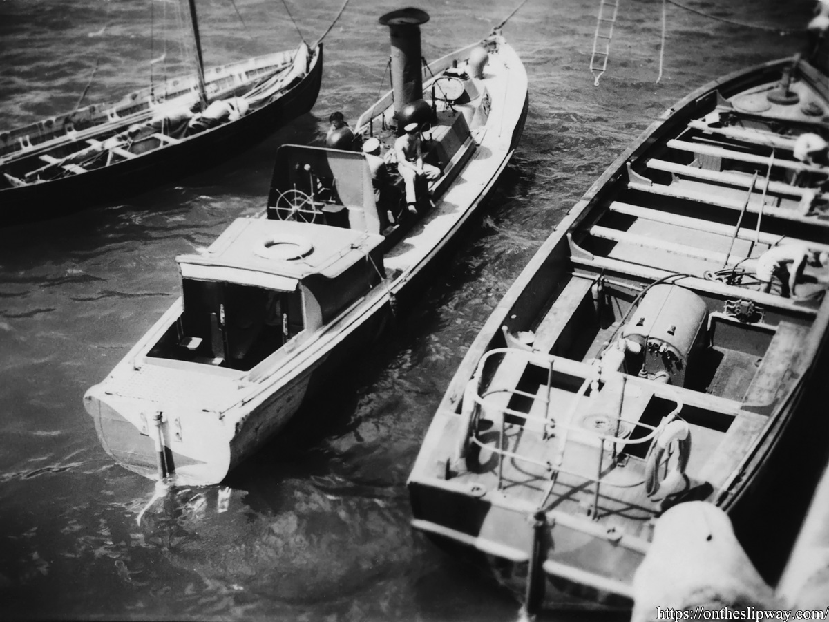 50 ft Steam Pinnace – On The Slipway