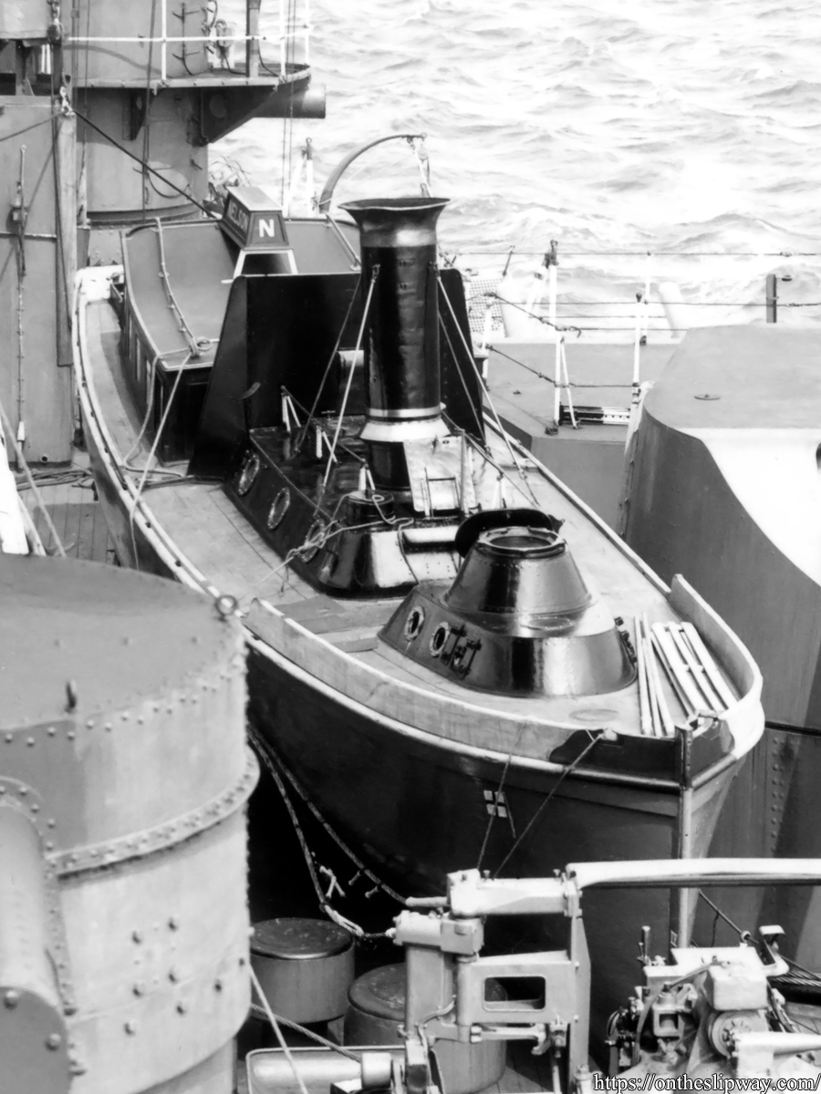 50 ft Steam Pinnace – On The Slipway