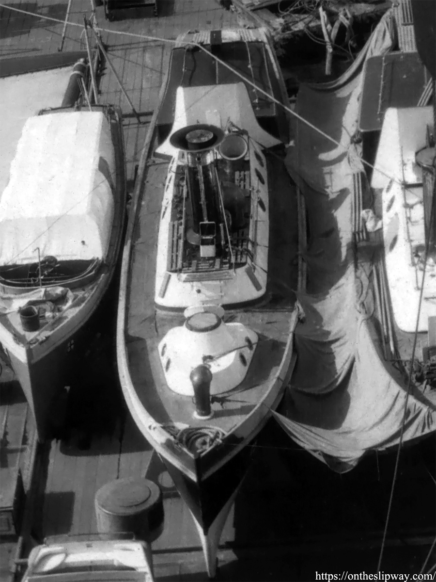 50 ft Steam Pinnace – On The Slipway